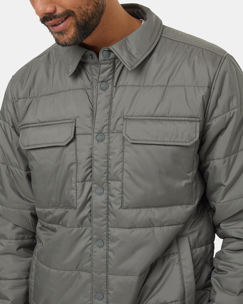 Mens Cloud Shell Shirt Jacket | Recycled Polyester