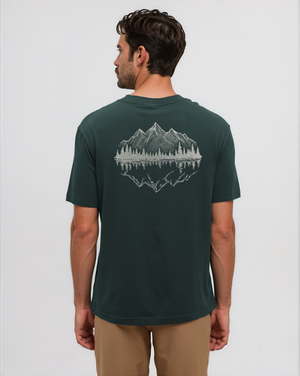 Green-Men_s-Graphic-T-Shirt *Model is 6'2.5", wearing size M