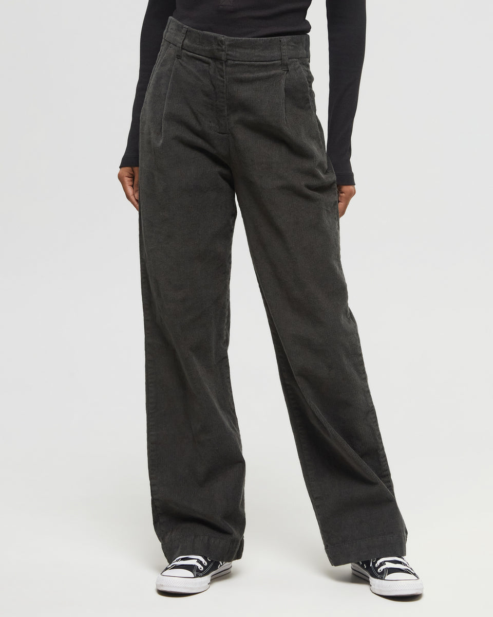 Womens EcoStretch Corduroy Straight Leg Pant