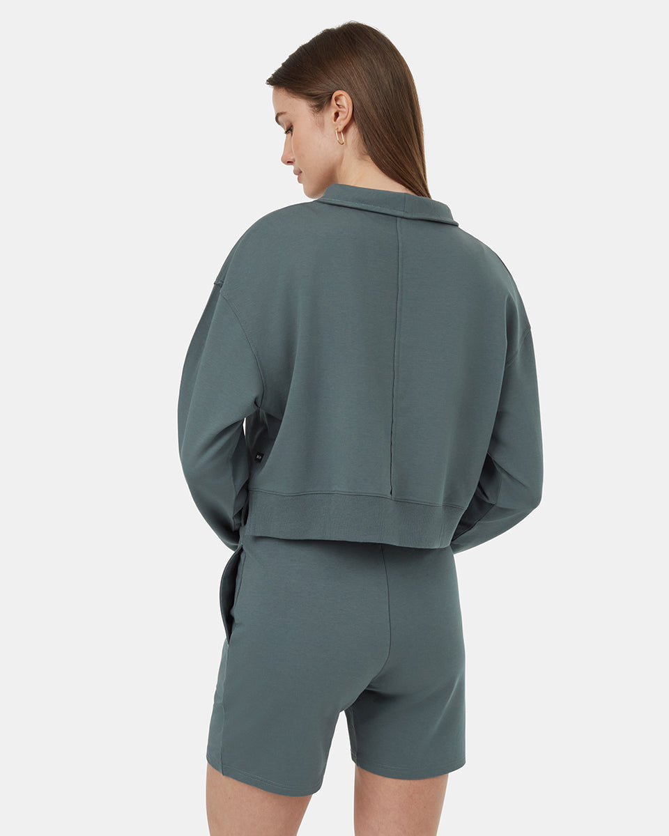 Womens SoftTerry Light 1/4 Zip Fleece | Recycled Materials