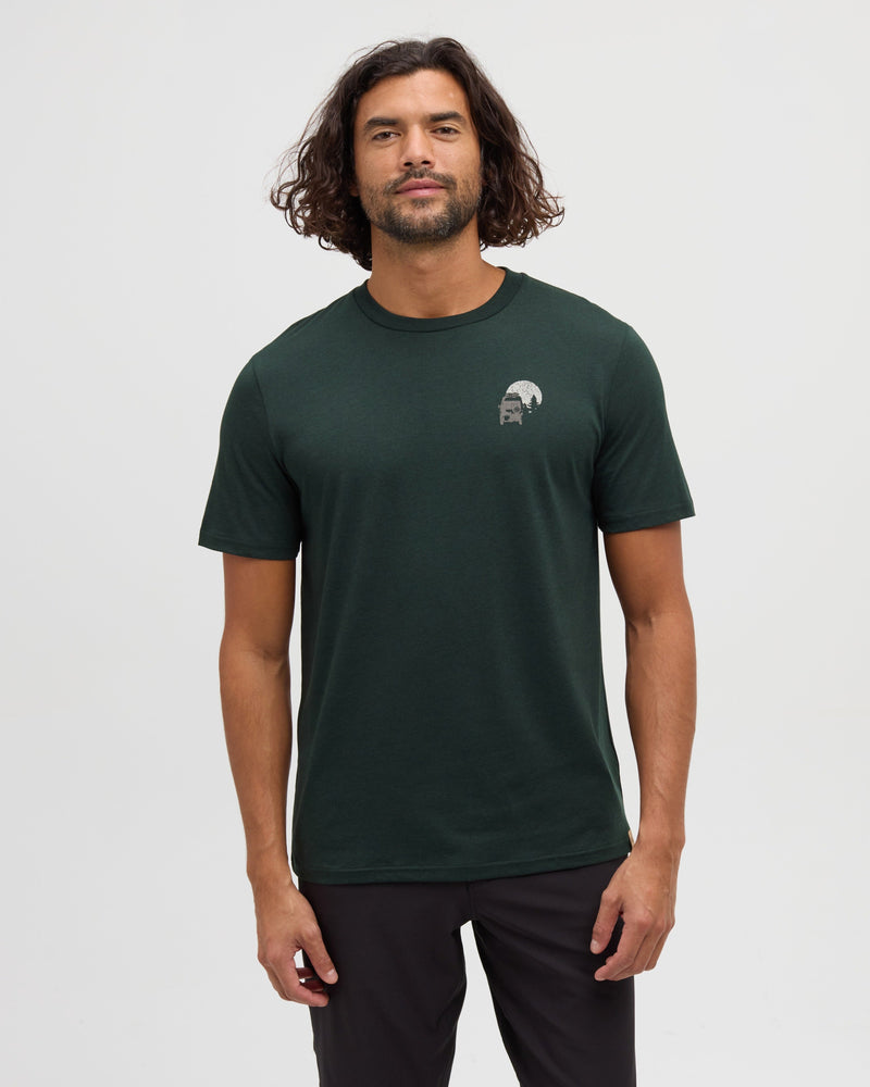 Green-Printed-Graphic-TreeBlend-T-Shirt