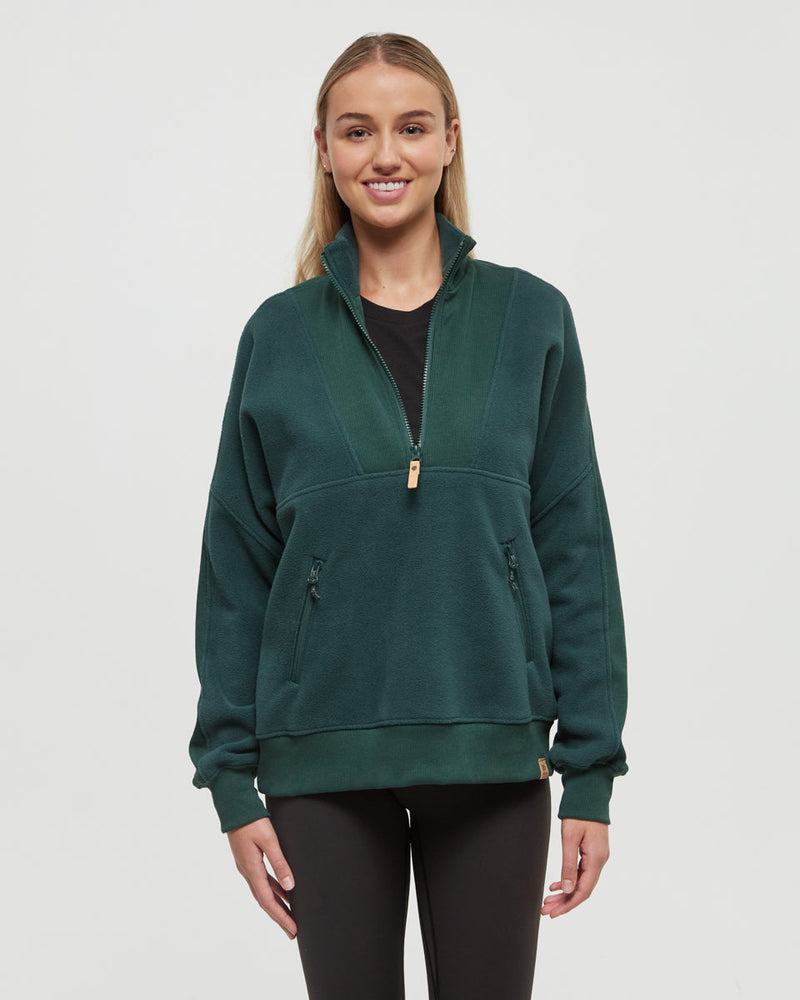 Green-Recycled-MicroFleece-Half-Zip