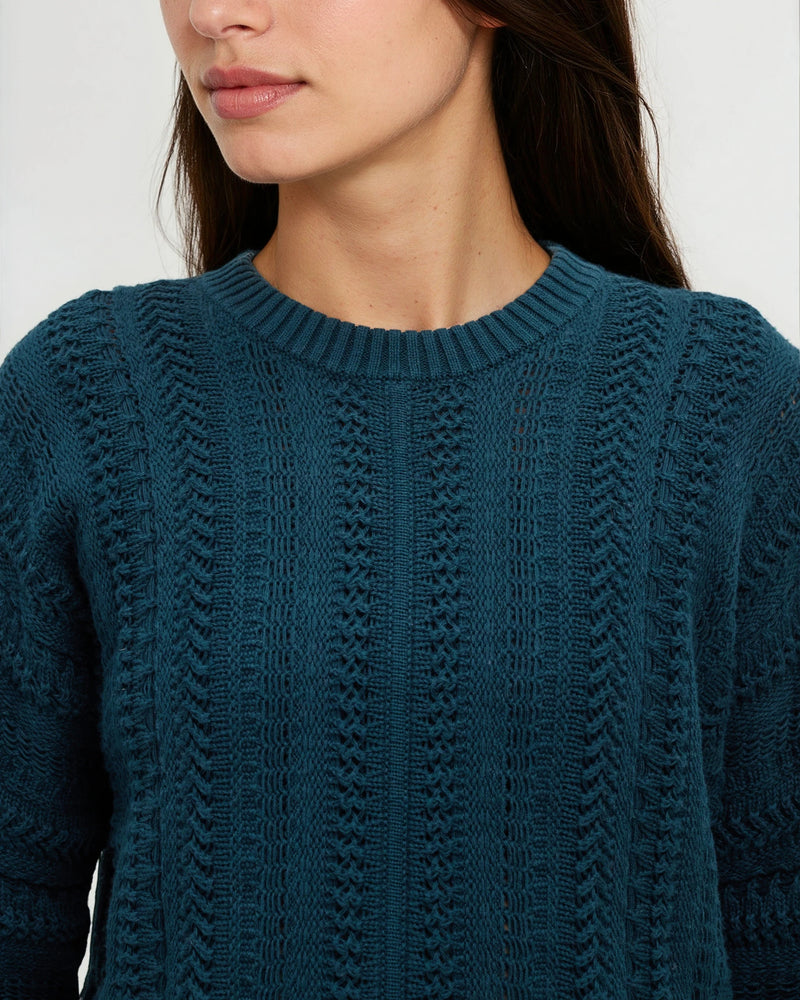 Green-Regular-Cotton-Yarn-Sweater