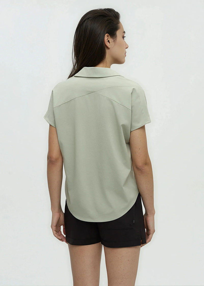 Green-Regular-Fit-Button-Up-Shirt