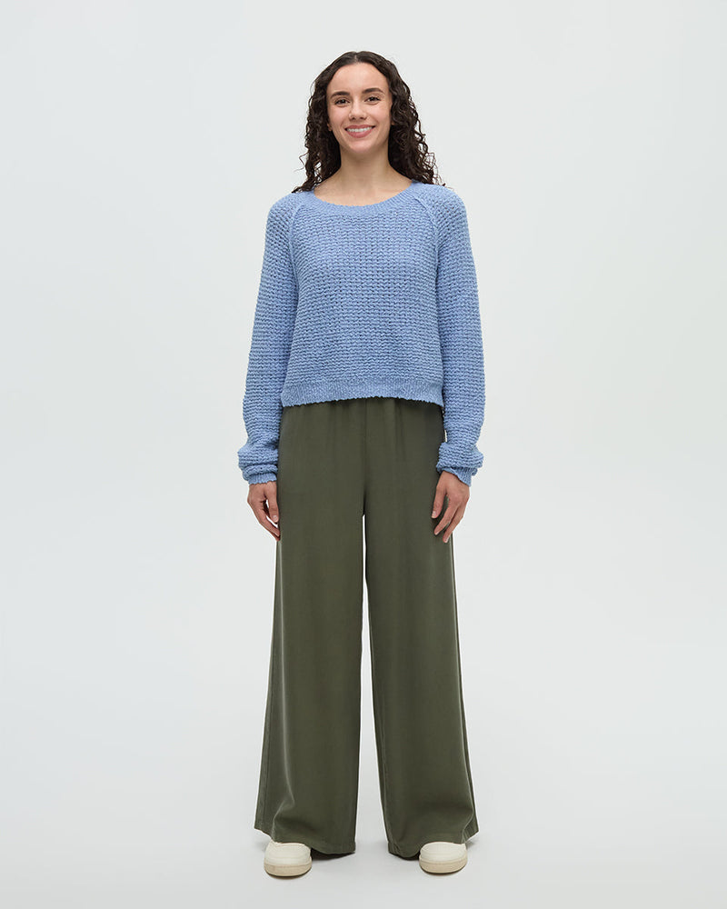 Green-Tencel-Wide-Leg-Pant