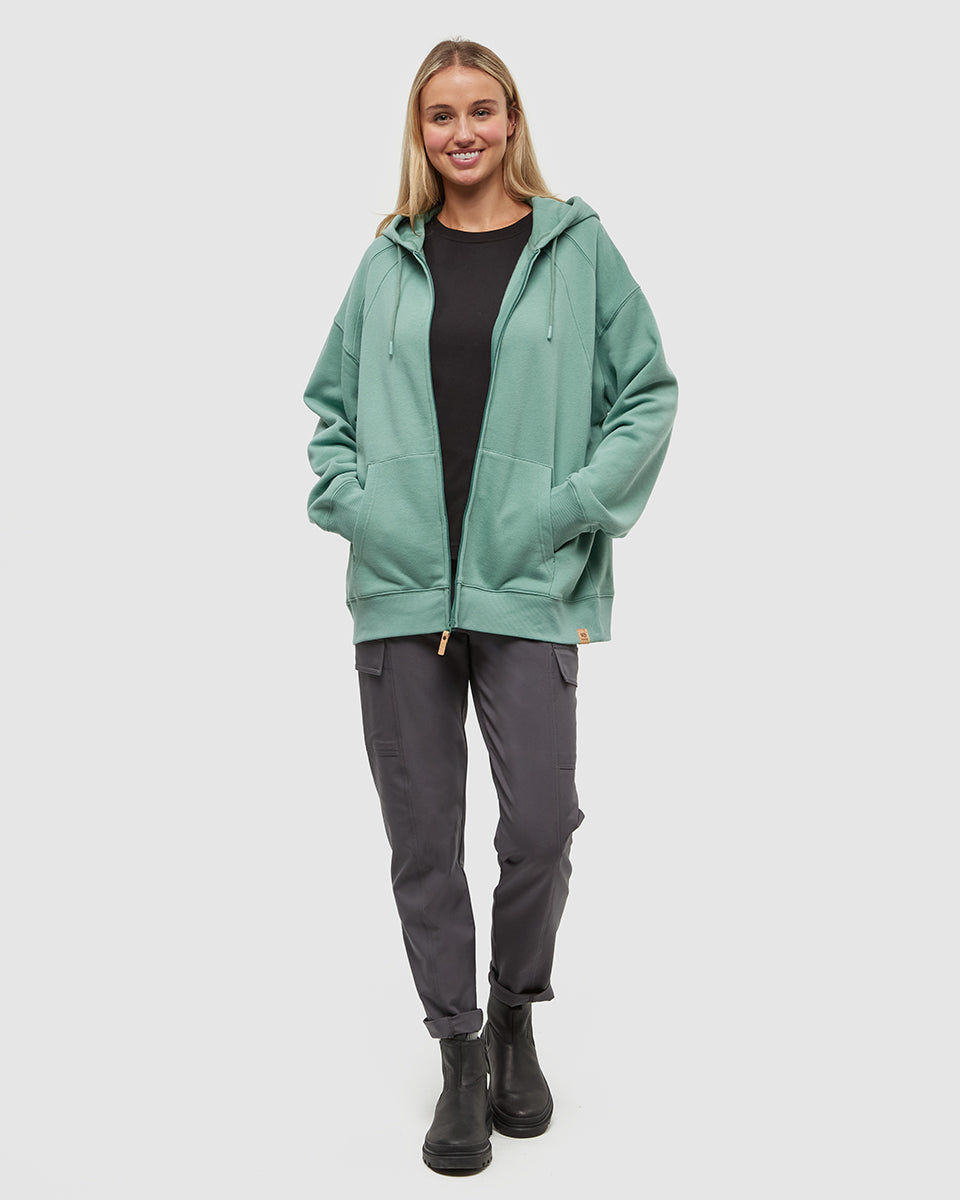 Womens Bluffs Zip Hoodie | Recycled Materials