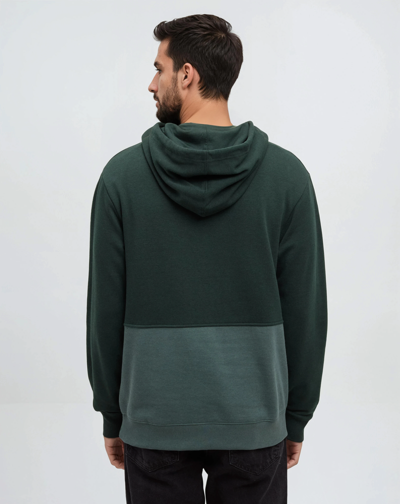Green-TreeFleece-Relax-Fit-Color-Block-Hoodie