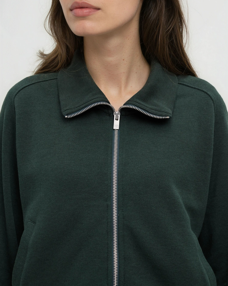 Green-Women_s-Full-Zip-Collared-Sweatshirt-