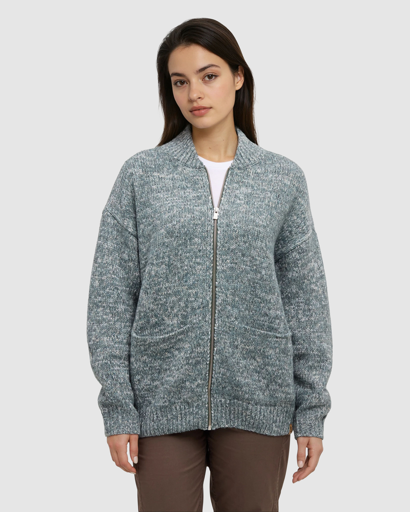 Green-Women_s-Zip-up-Cardigan