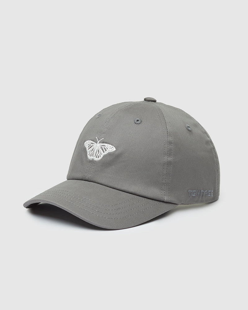 Grey-Adjustable-Graphic-Baseball-Cap