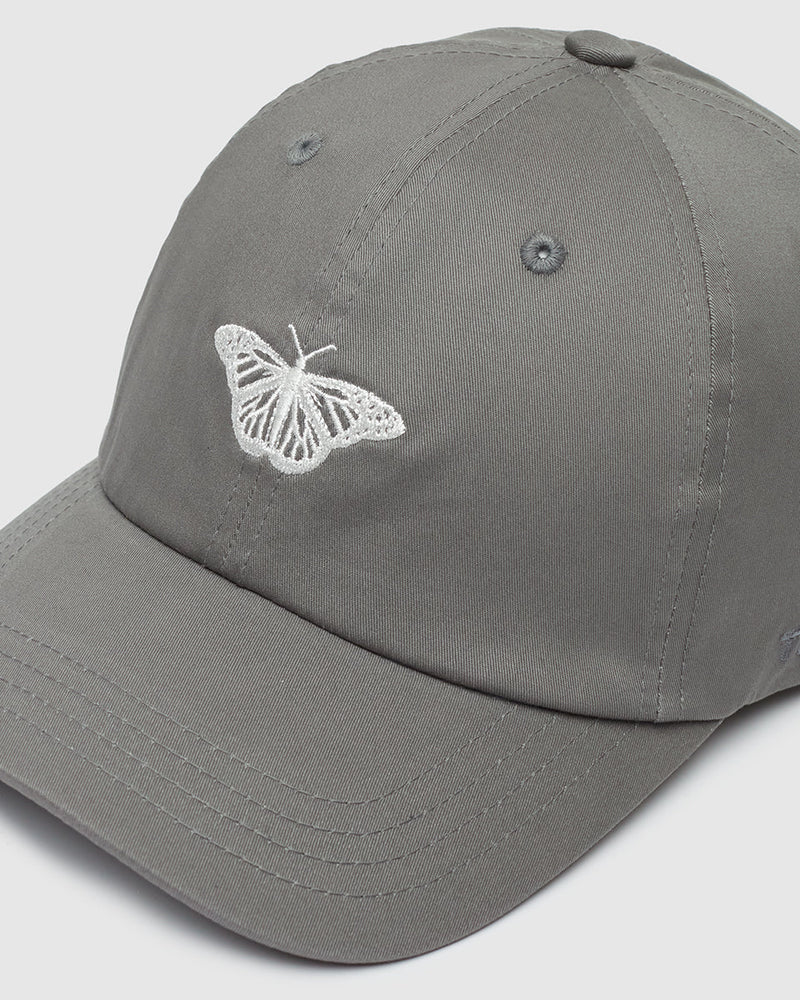 Grey-Adjustable-Graphic-Baseball-Cap