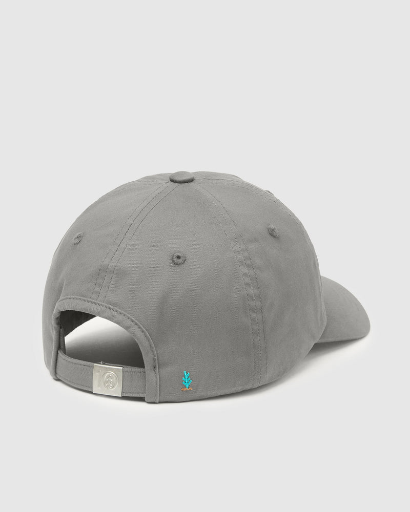 Grey-Adjustable-Graphic-Baseball-Cap