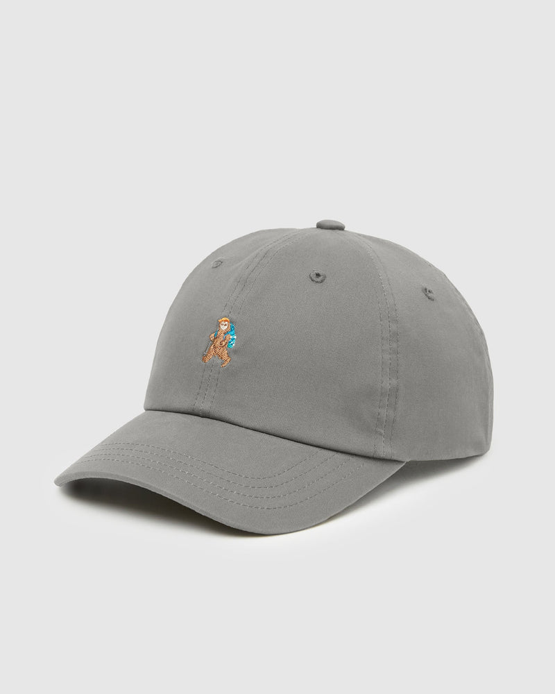 Grey-Adjustable-Graphic-Baseball-Cap