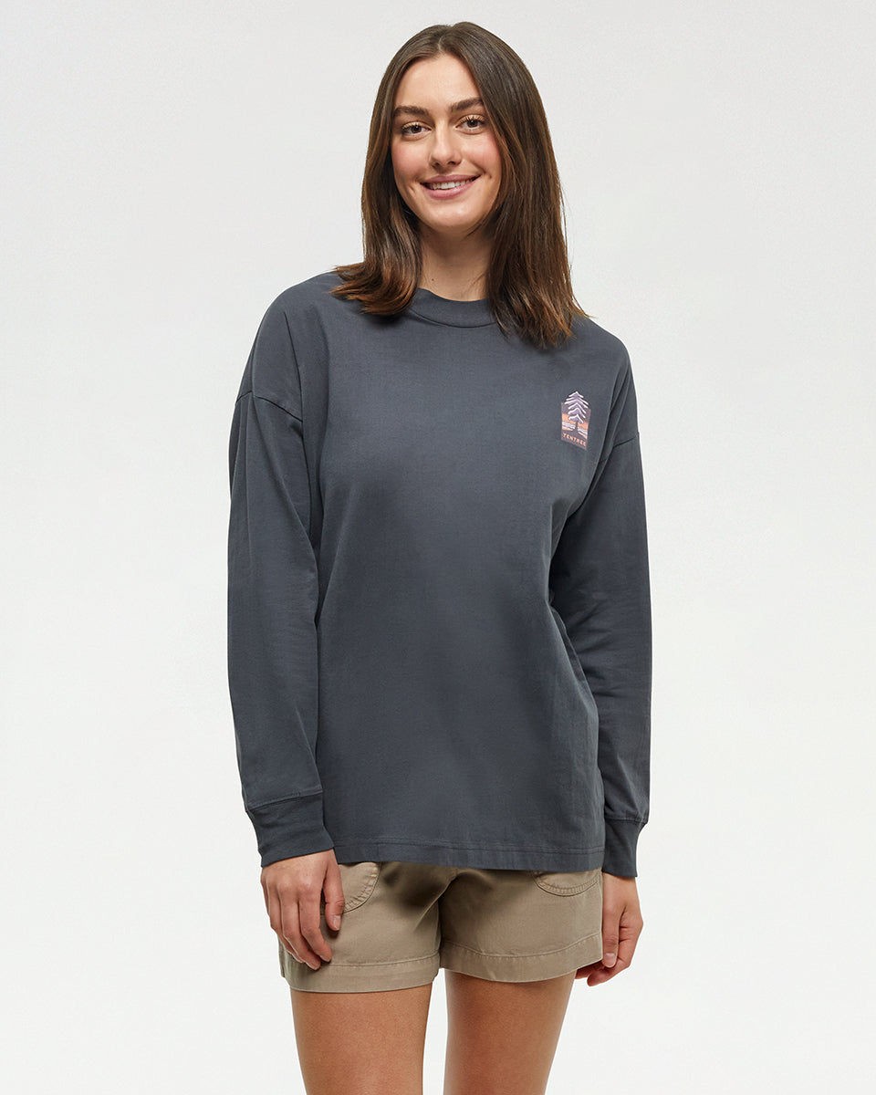 Womens Emerald Edge Oversized Longsleeve | Organic Cotton