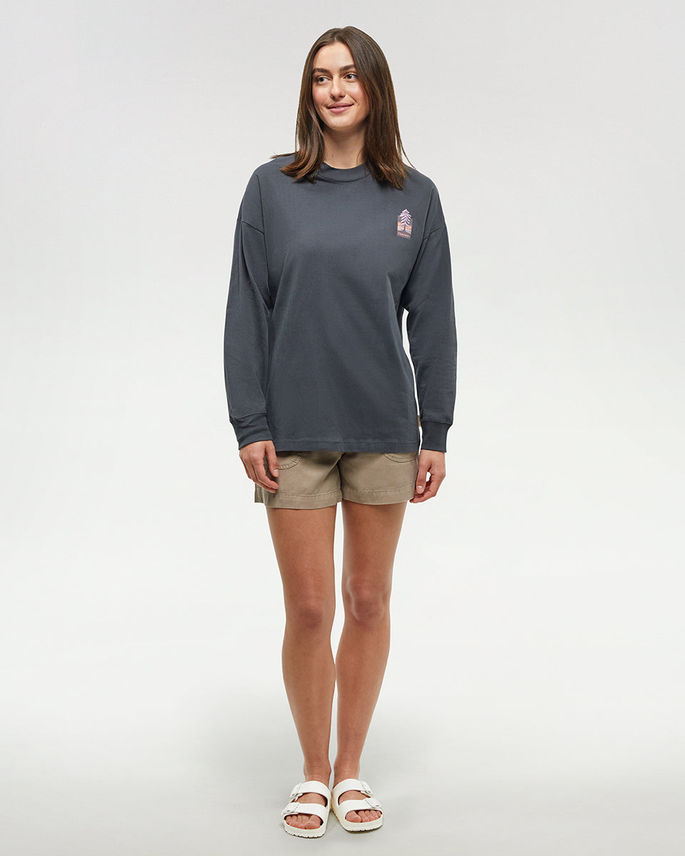Womens Emerald Edge Oversized Longsleeve | Organic Cotton Womens Emerald Edge Oversized Longsleeve | Organic Cotton