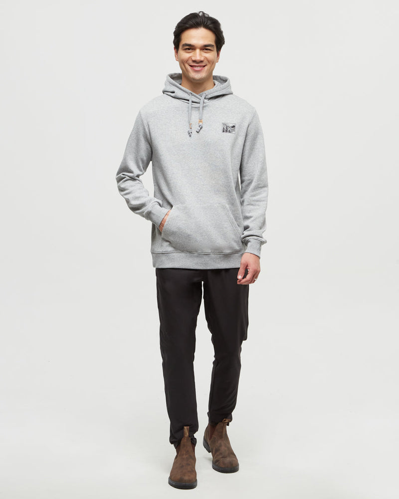 Grey-Eco-Friendly-Drawcord-Graphic-Hoodie