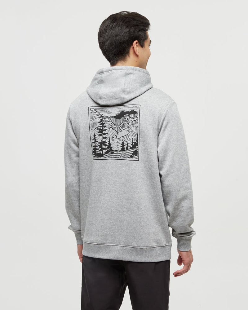 Grey-Eco-Friendly-Drawcord-Graphic-Hoodie