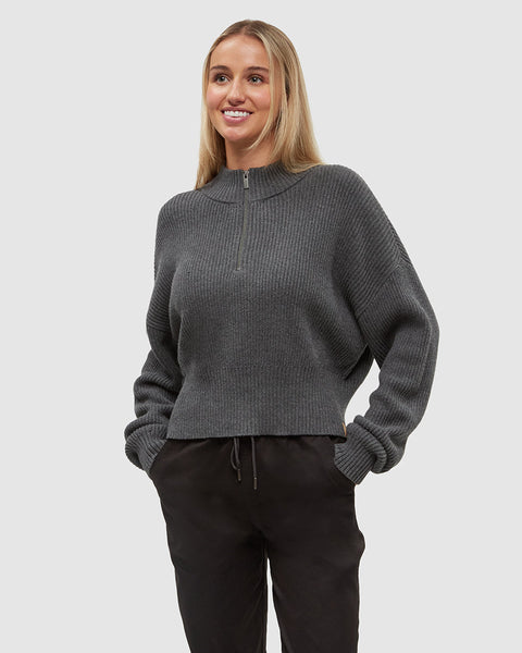 Grey-Highline-14-Zip-Mock-Neck