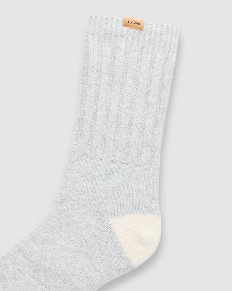 Grey-Knit-EcoPlush-Socks