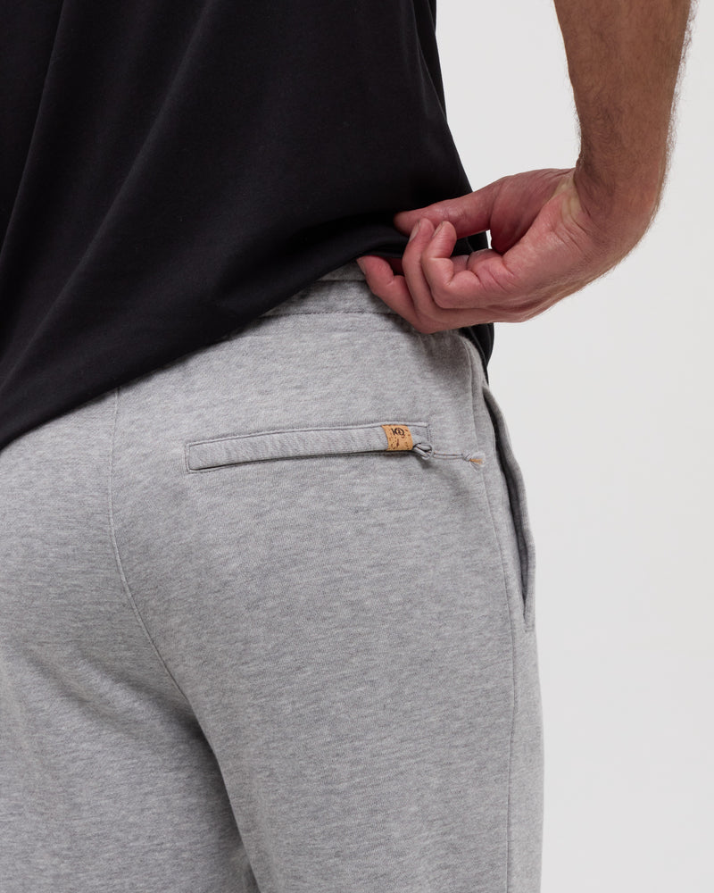 Grey-Men_s-Fleece-Straight-leg-Sweatpants