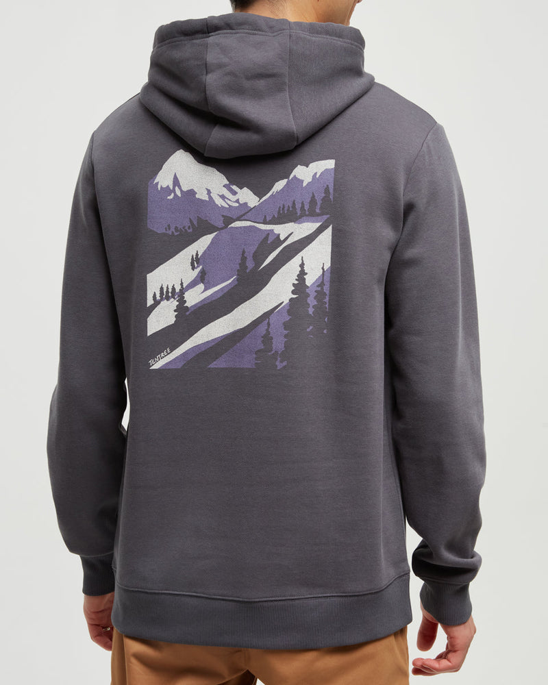 Grey-Printed-Graphic-TreeFleece-Hoodie