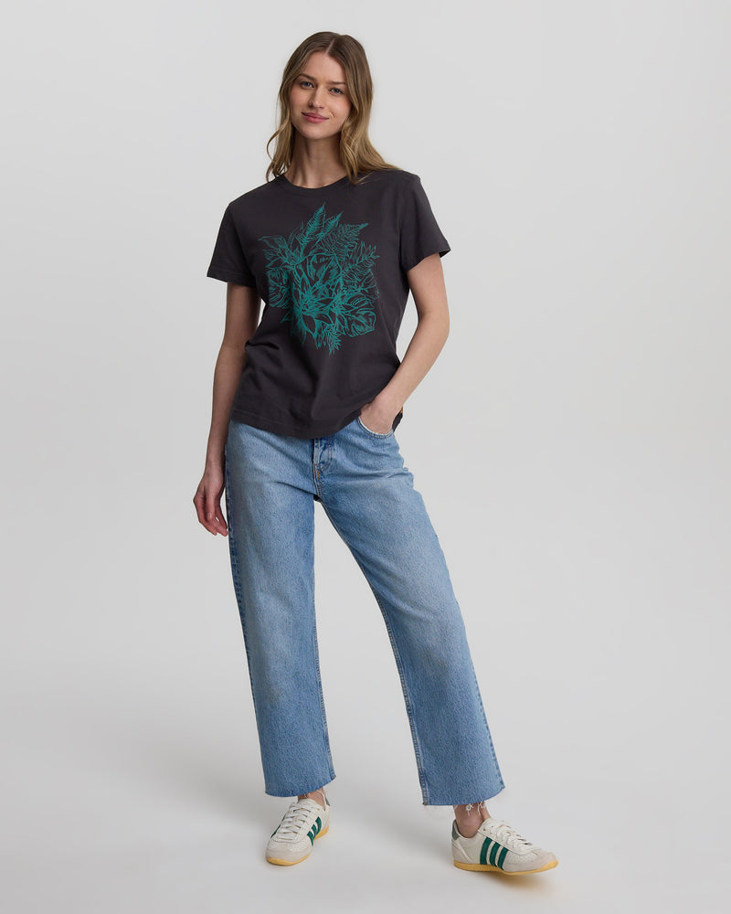 Grey-Relaxed-Graphic-Crew-Neck-T-Shirt