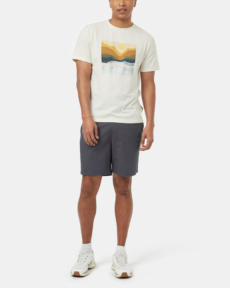 Grey Mid Rise Breathable mens Shorts