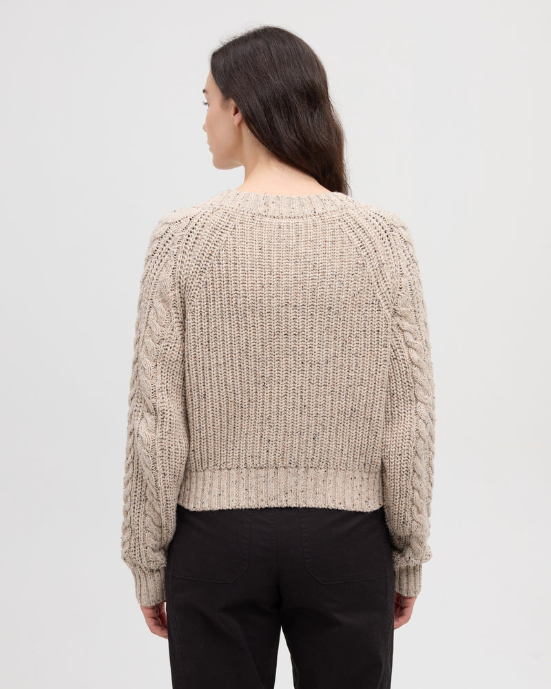 Oatmeal-Women_s-Button-front-Cropped-Cardigan