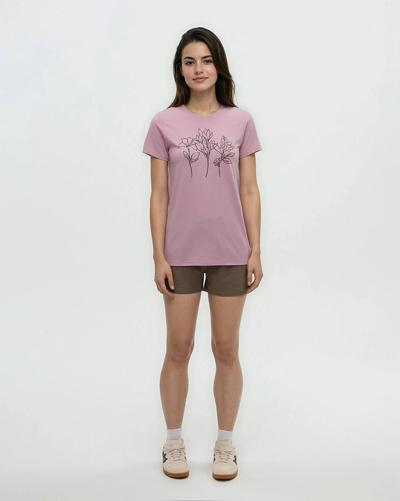 Pink-Treeblend-Graphic-Crew-Neck-T-Shirt