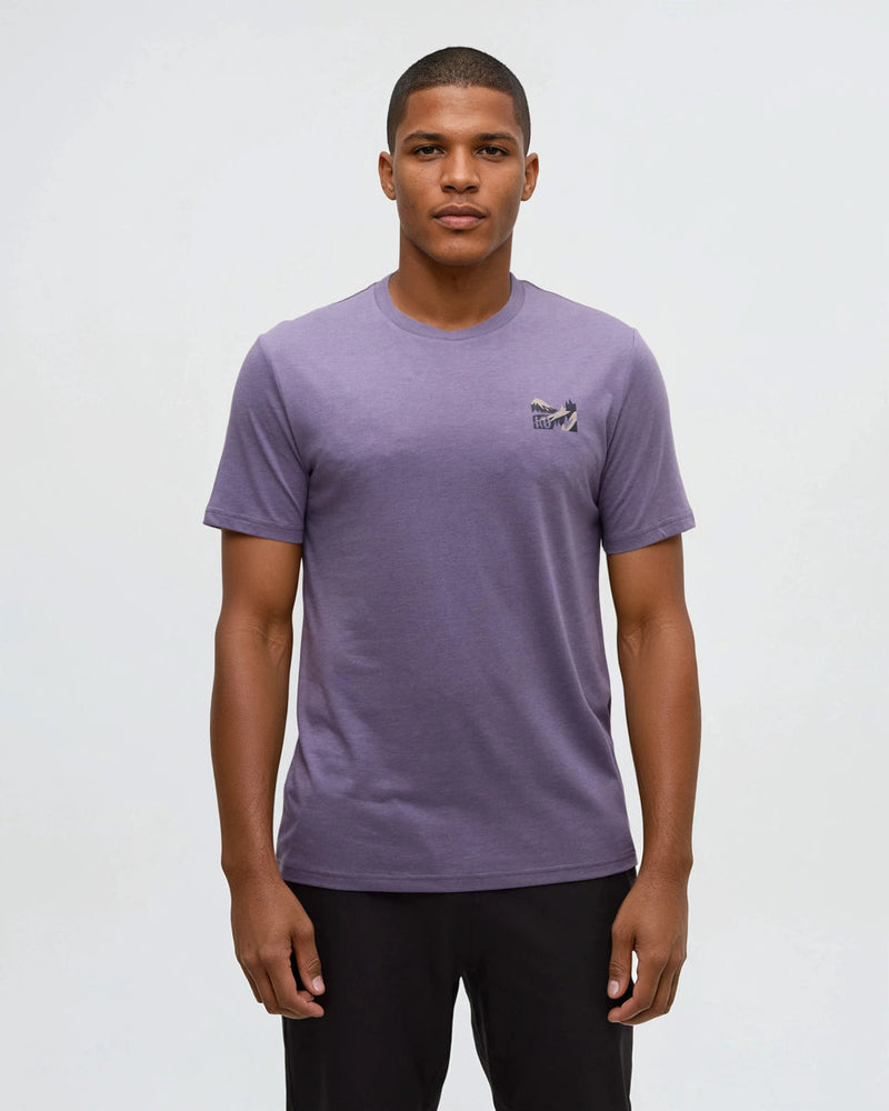 Purple-Printed-Graphic-TreeBlend-T-Shirt