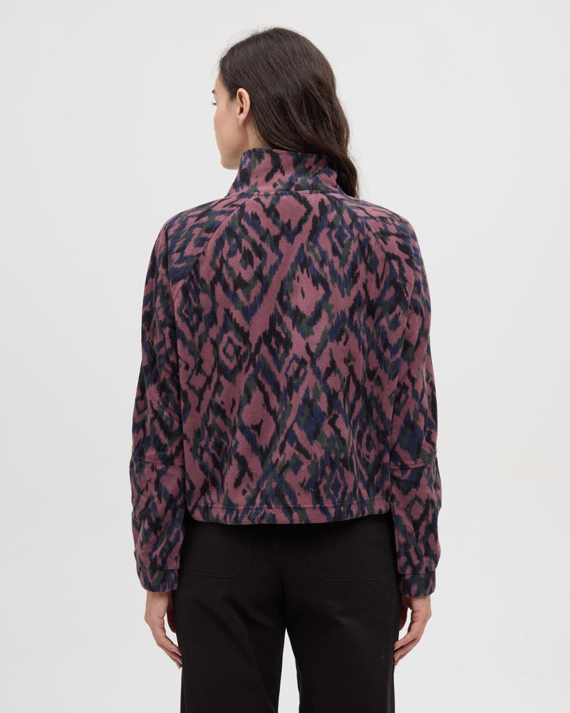 Purple-Recycled-Polyester-Mock-Neck-Full-Zip