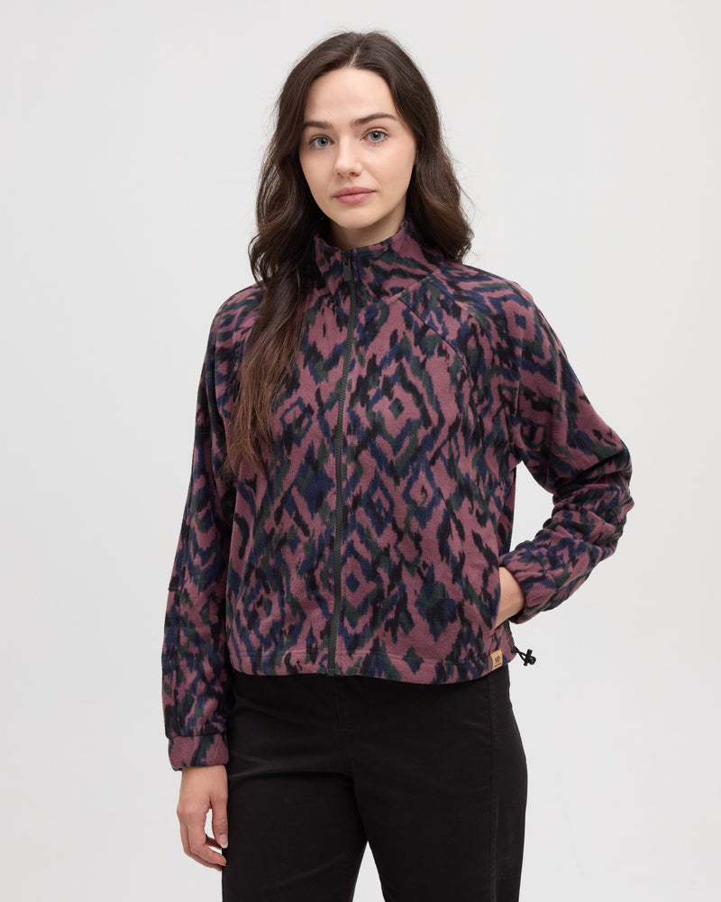Purple-Recycled-Polyester-Mock-Neck-Full-Zip