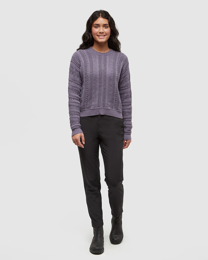 Purple-Regular-Cotton-Yarn-Sweater