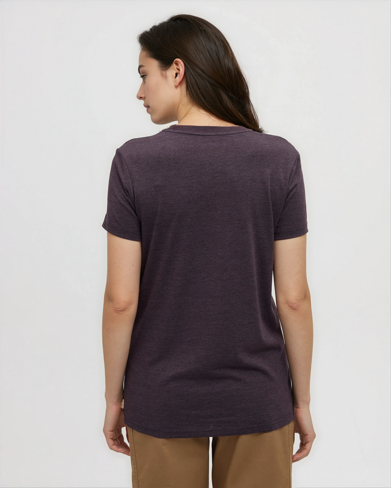 Purple-TreeBlend-Regular-Graphic-T-Shirt