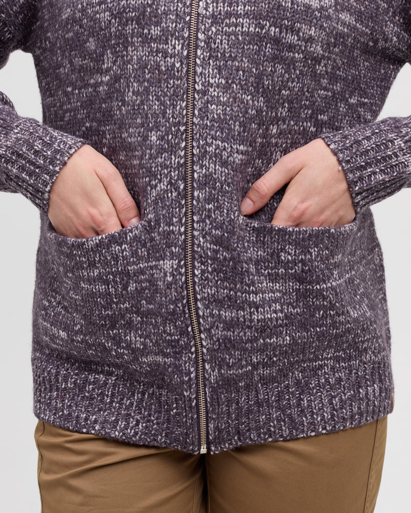 Purple-Women_s-Zip-up-Cardigan