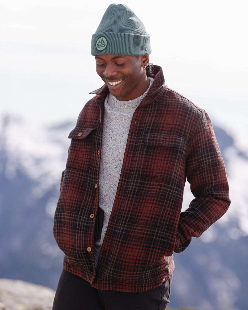 Red-Heavy-Weight-Flannel-Jacket