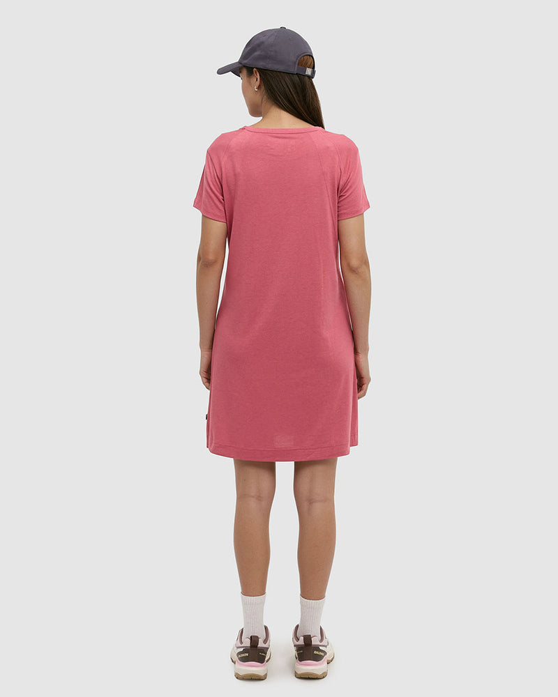 Red-TreeBlend-T-Shirt-Dress