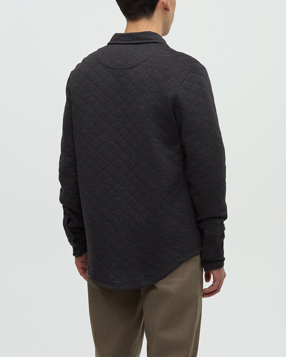 Mens Quilted Colville Shacket | Recycled Materials