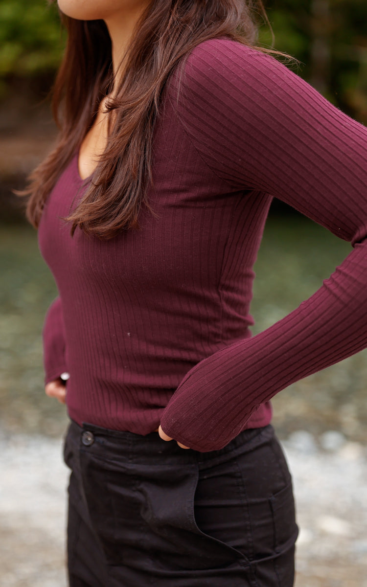 Womens Madison Longsleeve | Recycled Materials