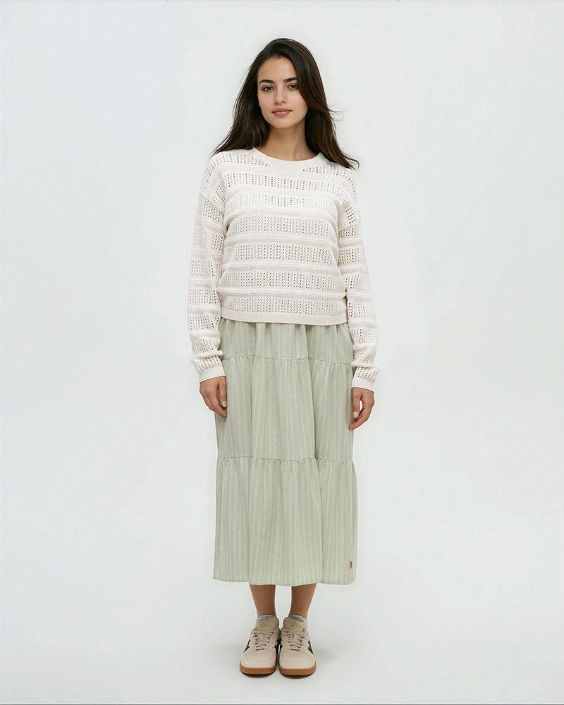 White-Organic-Cotton-Relaxed-Woven-Sweater