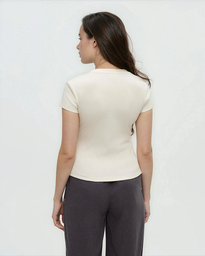 White-Soft-Fine-Rib-Cotton-Fitted-Button-Shirt