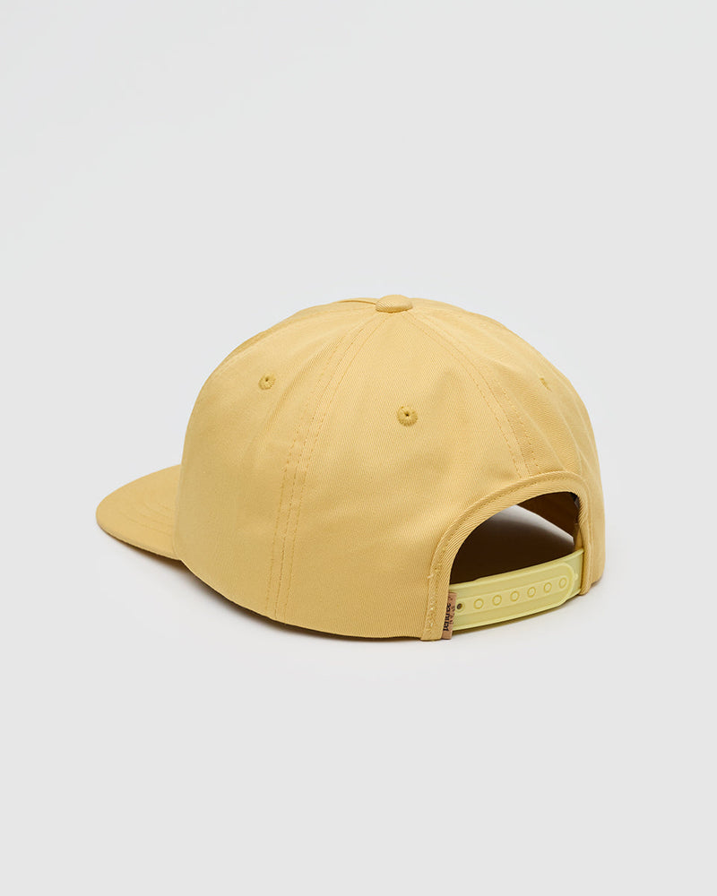 Yellow-5-Panel-Flat-Brim-Baseball-Cap