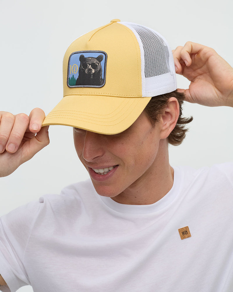 Yellow-5-Panel-High-Profile-Baseball-Cap