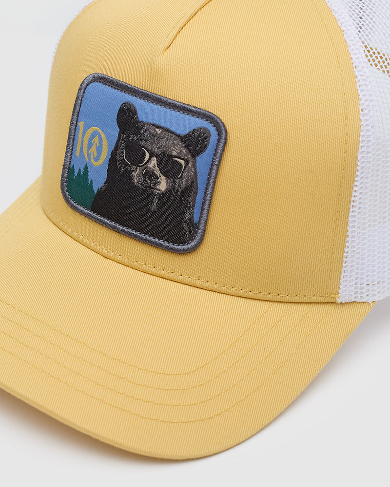 Yellow-5-Panel-High-Profile-Baseball-Cap