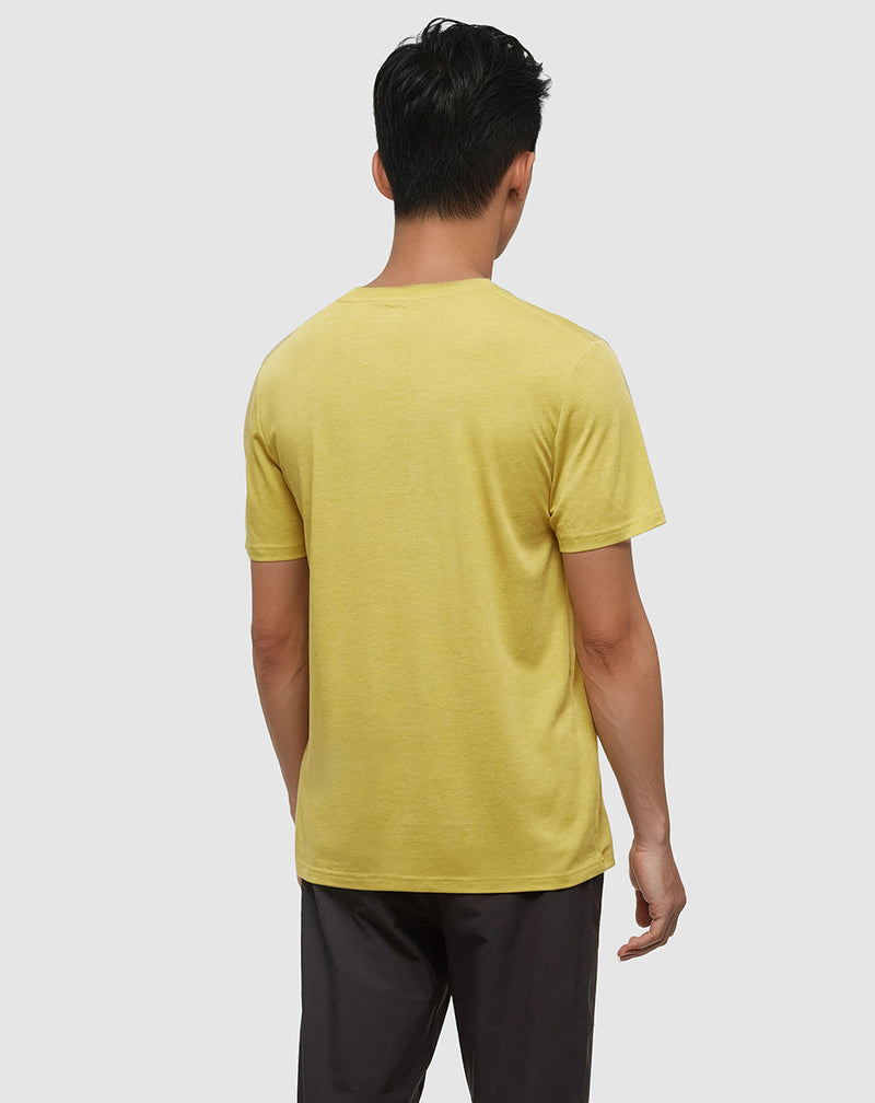Yellow-Regular-Fit-Embroidered-Graphic-T-Shirt