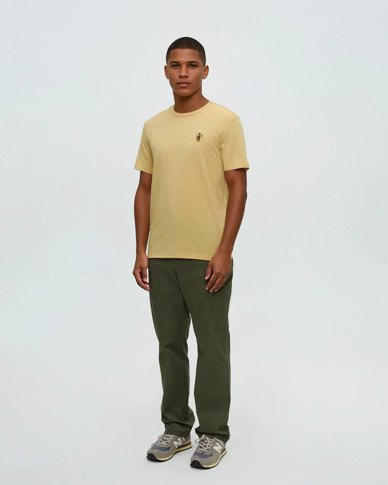 Yellow-TreeBlend-Embroidered-Graphic-T-Shirt