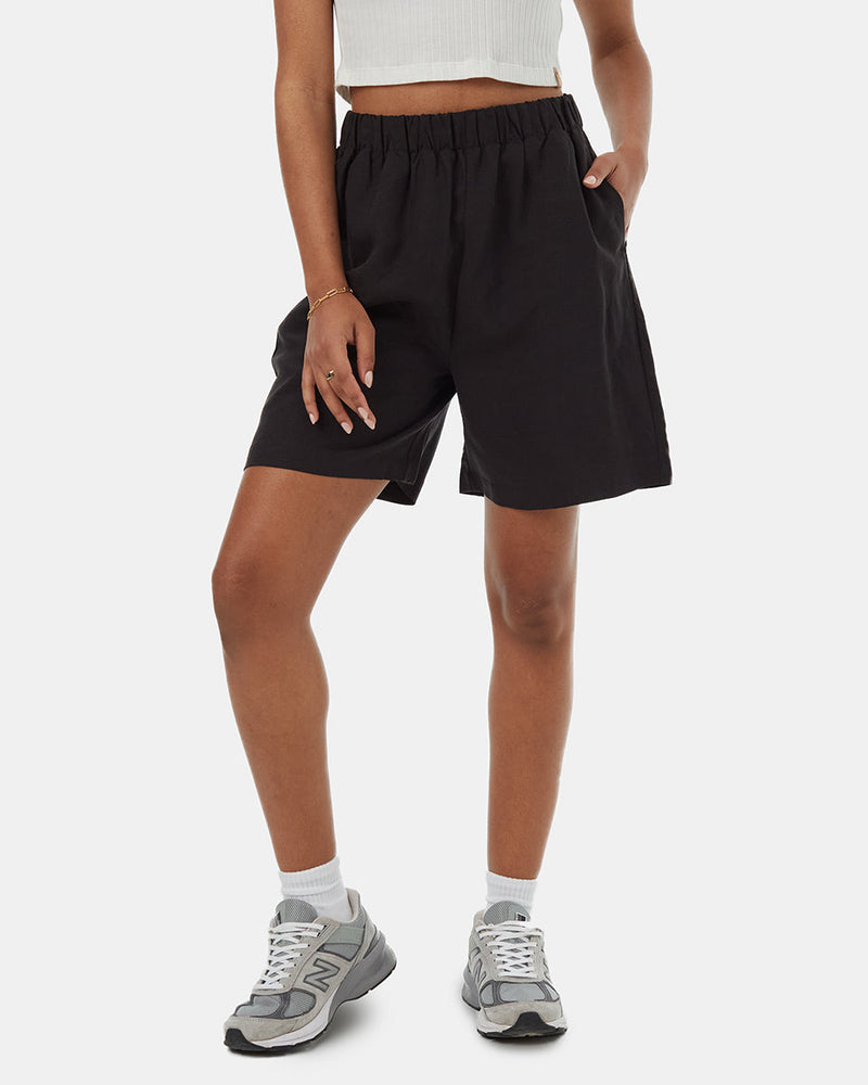 Jack & Jones Intelligence drawstring linen mix pants in cream Jack & Jones Intelligence drawstring linen mix pants in cream