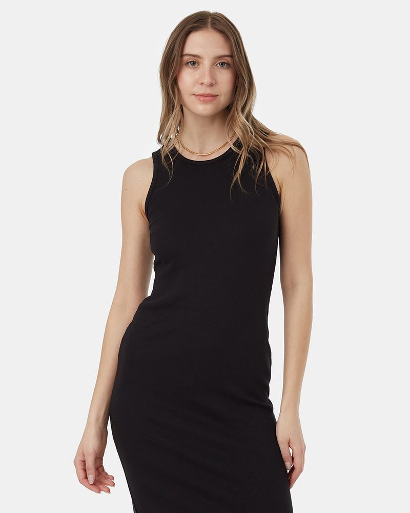 Womens Ribbed Tank Dress | Organic Cotton Womens Ribbed Tank Dress | Organic Cotton