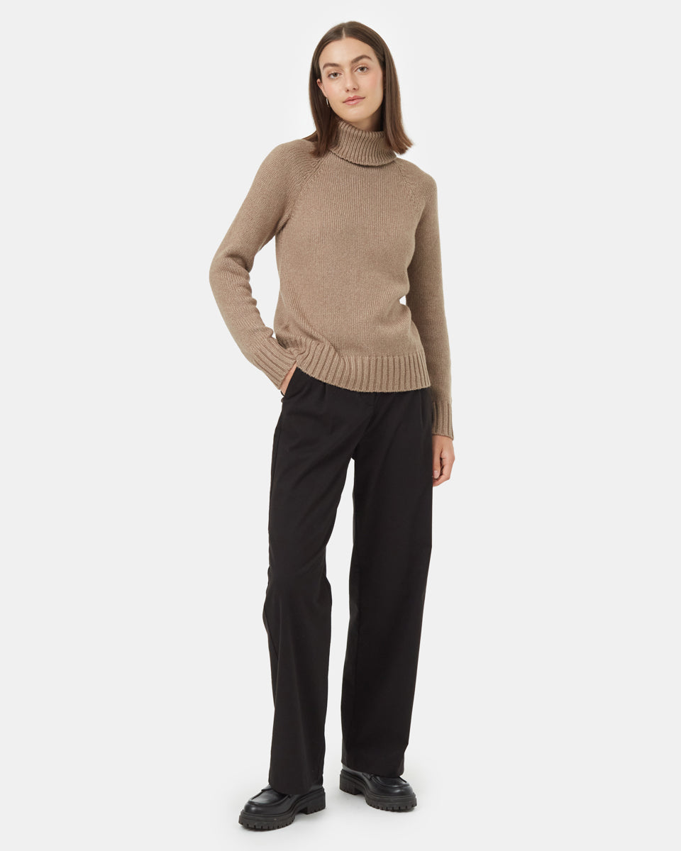 Highline Wool Turtleneck Sweater | Recycled Materials