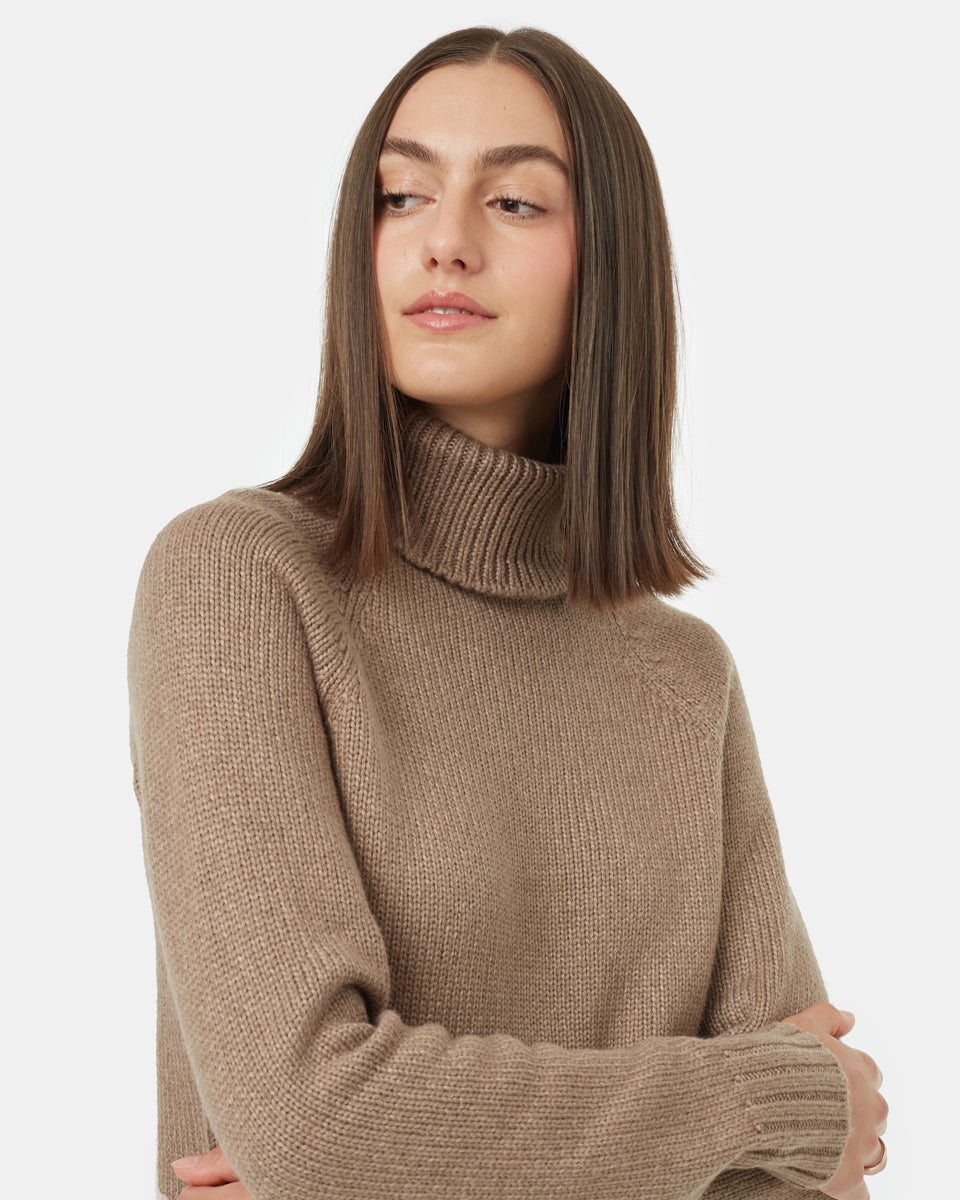 Highline Wool Turtleneck Sweater | Recycled Materials